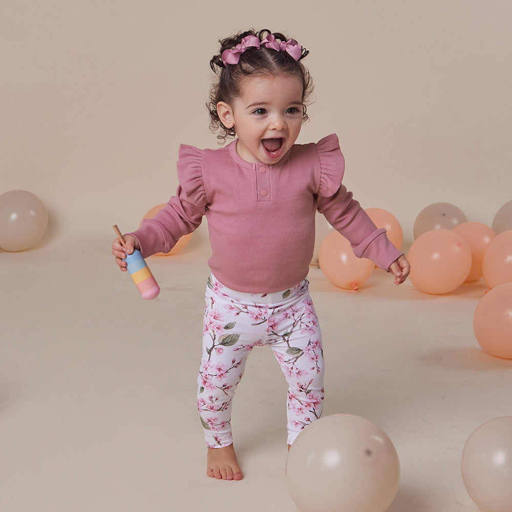 Cherry Blossom Organic Leggings - View 6