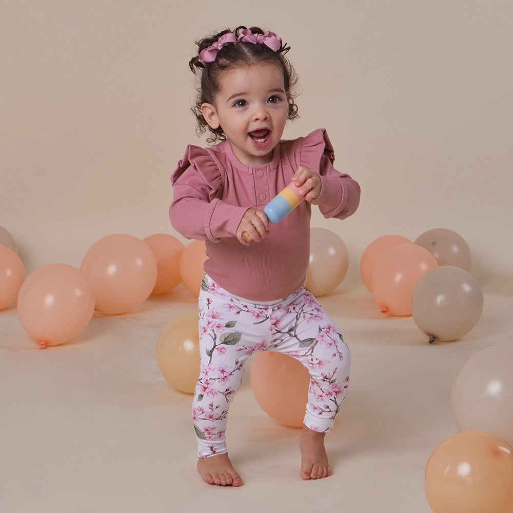 Cherry Blossom Organic Leggings - View 7
