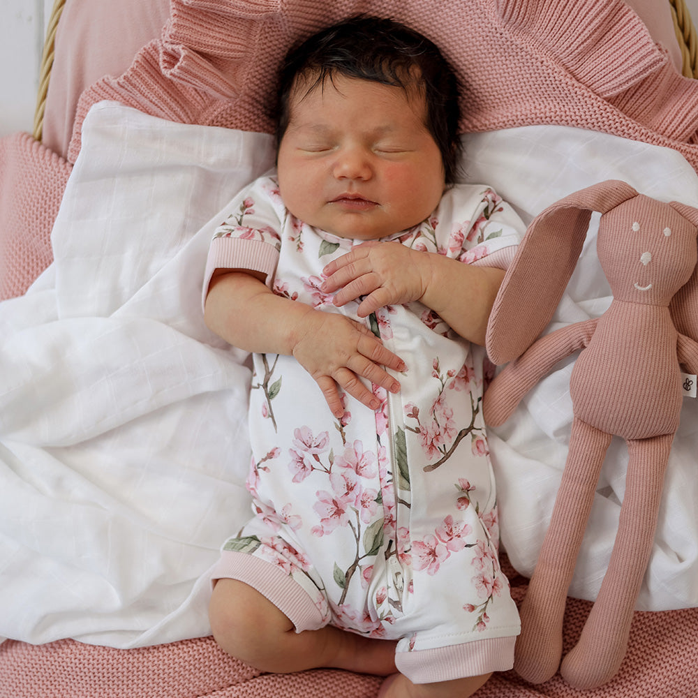 Cherry Blossom Organic Snuggle Shortie - View 11