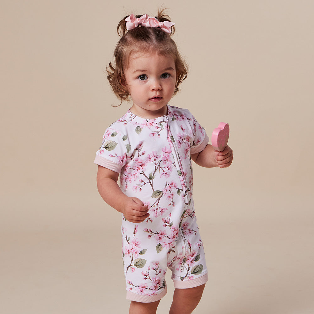 Cherry Blossom Organic Snuggle Shortie - View 9