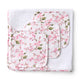 Cherry Blossom Organic Baby Towel & Wash Cloth Set - Thumbnail 1