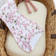 Cherry Blossom Organic Cotton Burp Cloth - Thumbnail 3