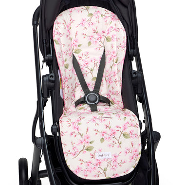 Cherry Blossom Universal Organic Pram Liner | Snuggle Hunny