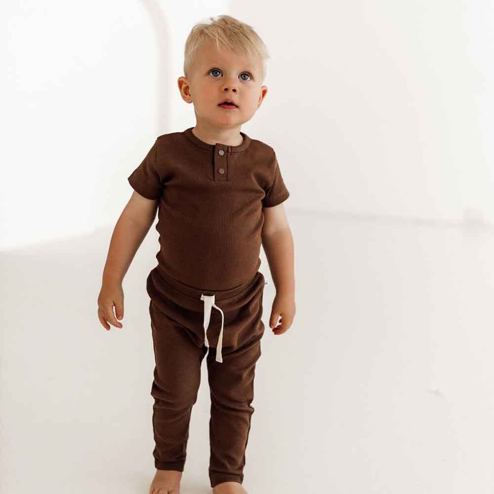 Chocolate Organic Pants - View 4