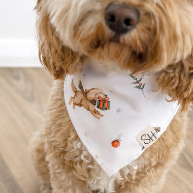 Christmas Pups Dog Bandana | Snuggle Hunny