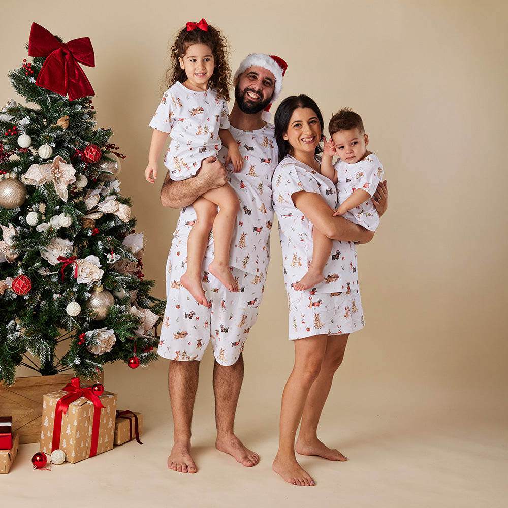 Christmas Pups Organic Womens PJ Set - View 15