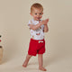 Christmas Pups Short Sleeve Organic Bodysuit - Thumbnail 6