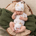 Christmas Pups Short Sleeve Organic Bodysuit | Snuggle Hunny