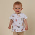 Christmas Pups Organic Short Sleeve Top | Snuggle Hunny