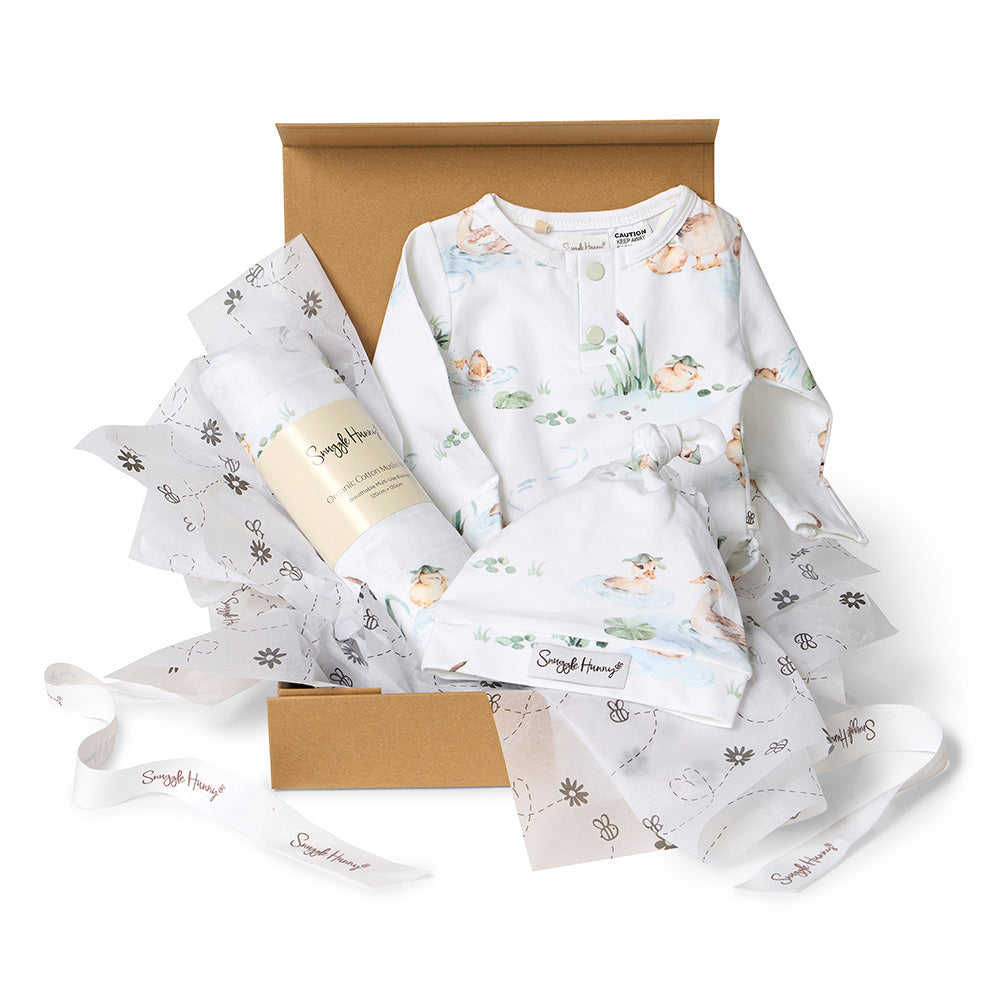 Classic Newborn Gift Hamper - Duck Pond - View 1