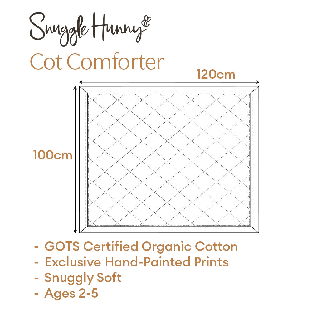 Butterfly Organic Cotton Cot Comforter - View 7