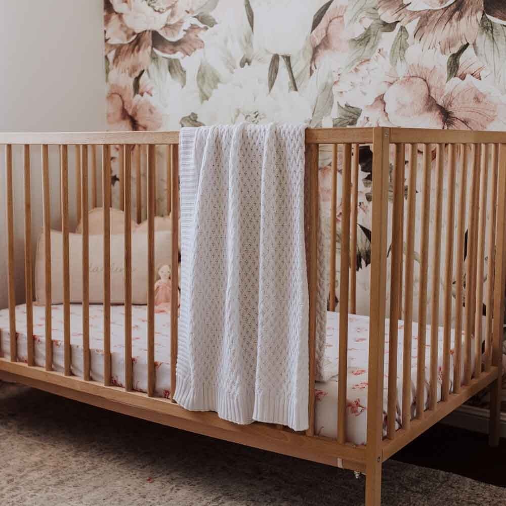 Ballerina Organic Fitted Cot Sheet - View 6