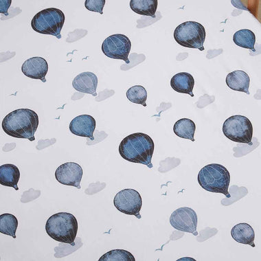 Cloud Chaser Organic Fitted Cot Sheet-Snuggle Hunny