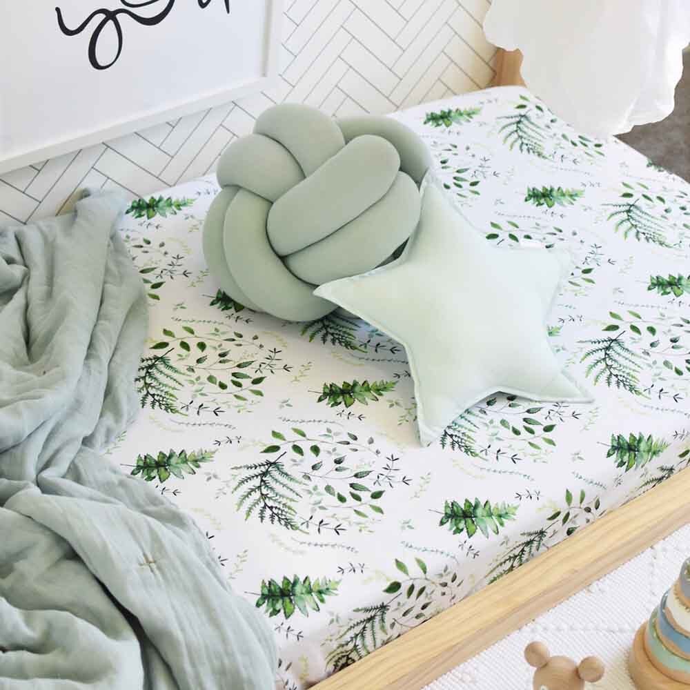 Enchanted Organic Fitted Cot Sheet - View 6