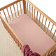 Lullaby Pink Organic Fitted Cot Sheet - Thumbnail 3