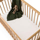 Milk Organic Fitted Cot Sheet - Thumbnail 1