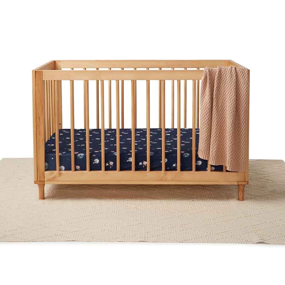 Milky Way Organic Fitted Cot Sheet - View 4