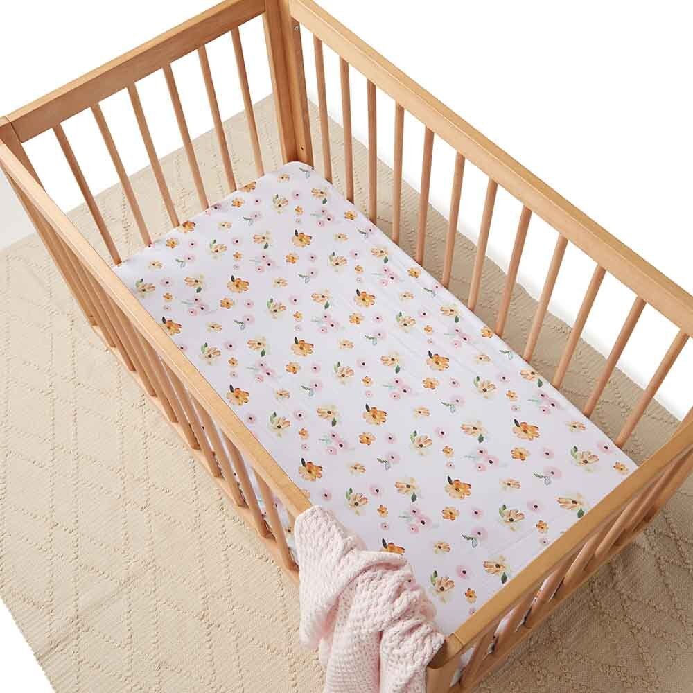 Poppy Organic Fitted Cot Sheet - View 3