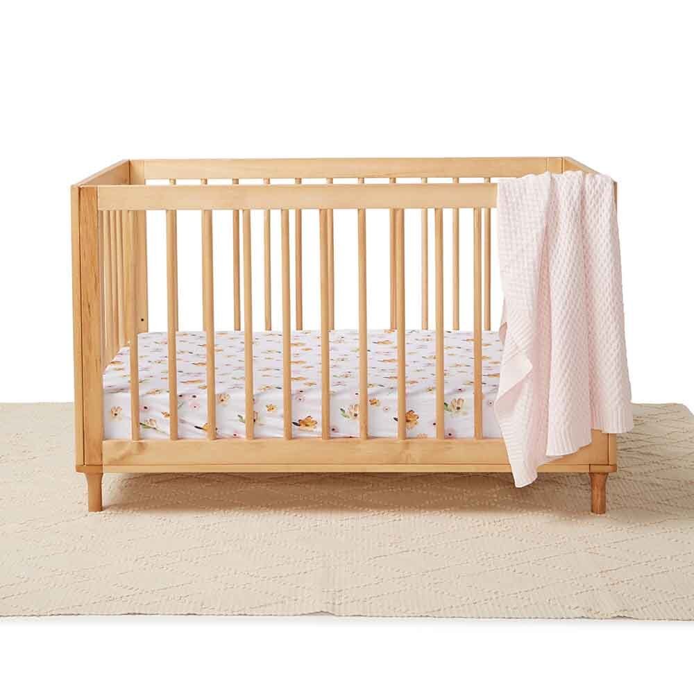 Poppy Organic Fitted Cot Sheet - View 4