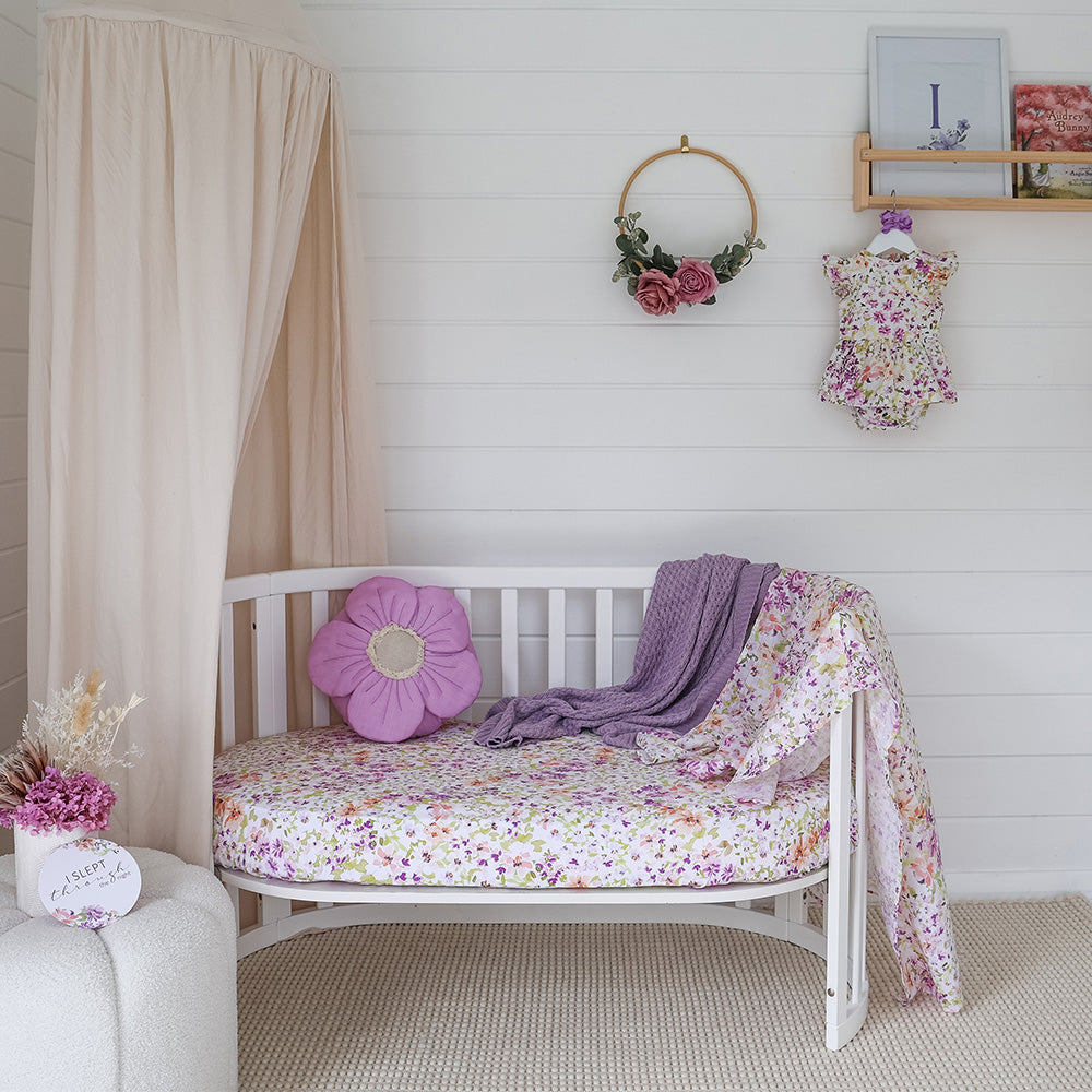 Isla Organic Fitted Cot Sheet - View 3