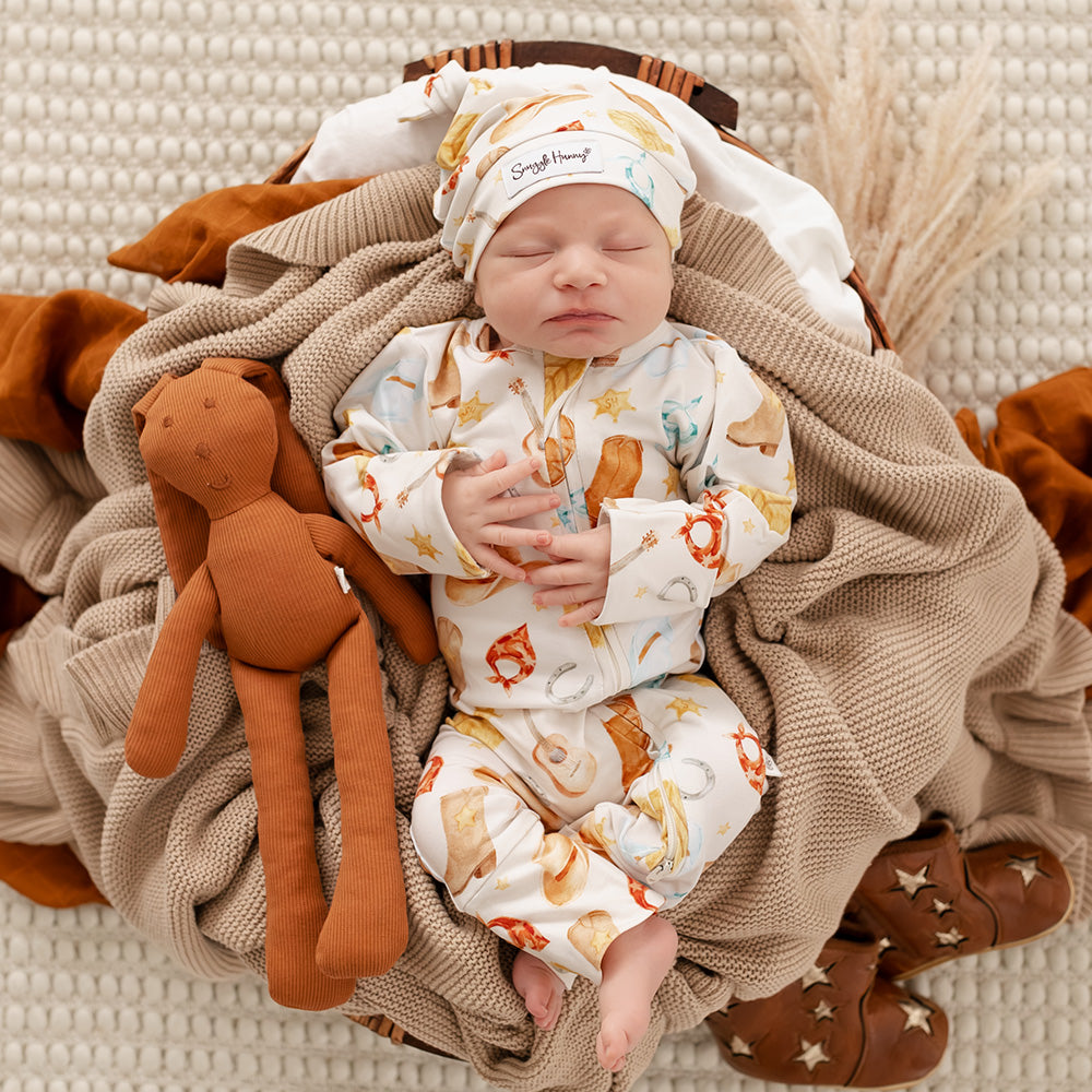 Cowboys Organic Snugglesuit Convertible Romper - View 10
