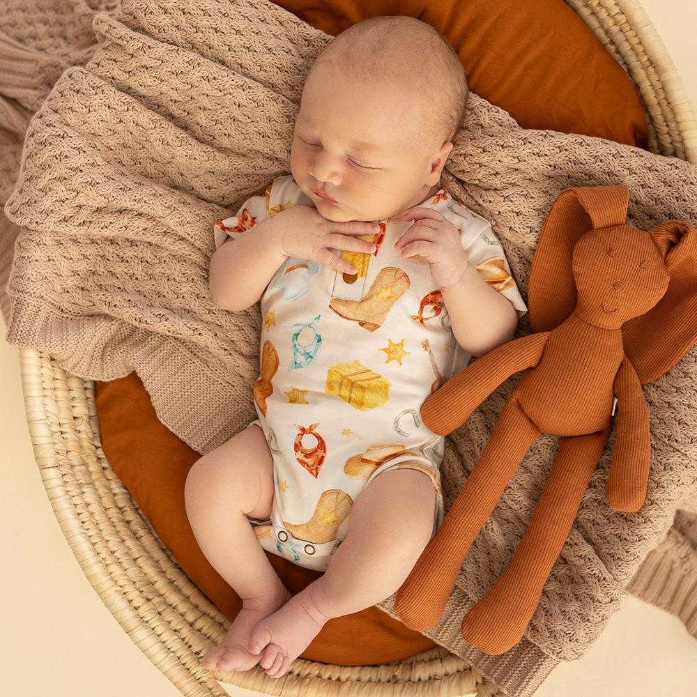Cowboys Short Sleeve Organic Bodysuit - View 12