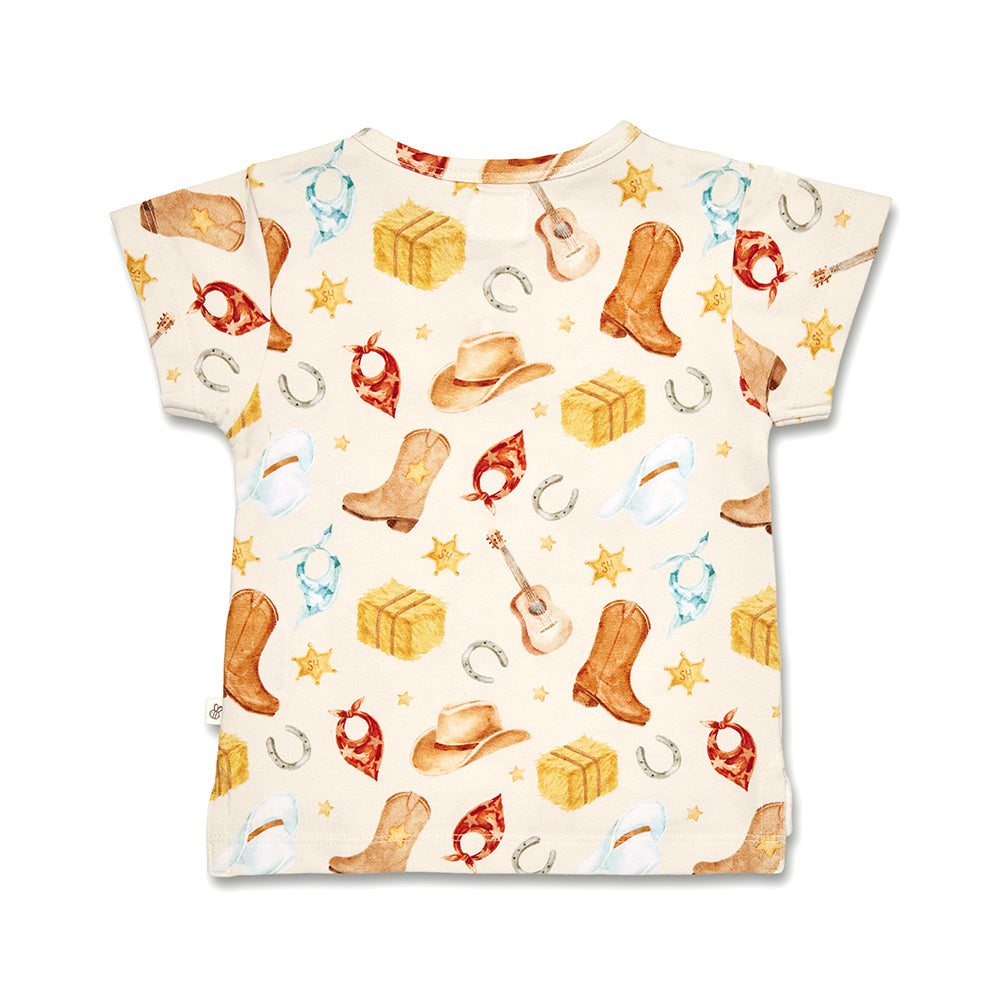 Cowboys Organic Short Sleeve Top - View 6