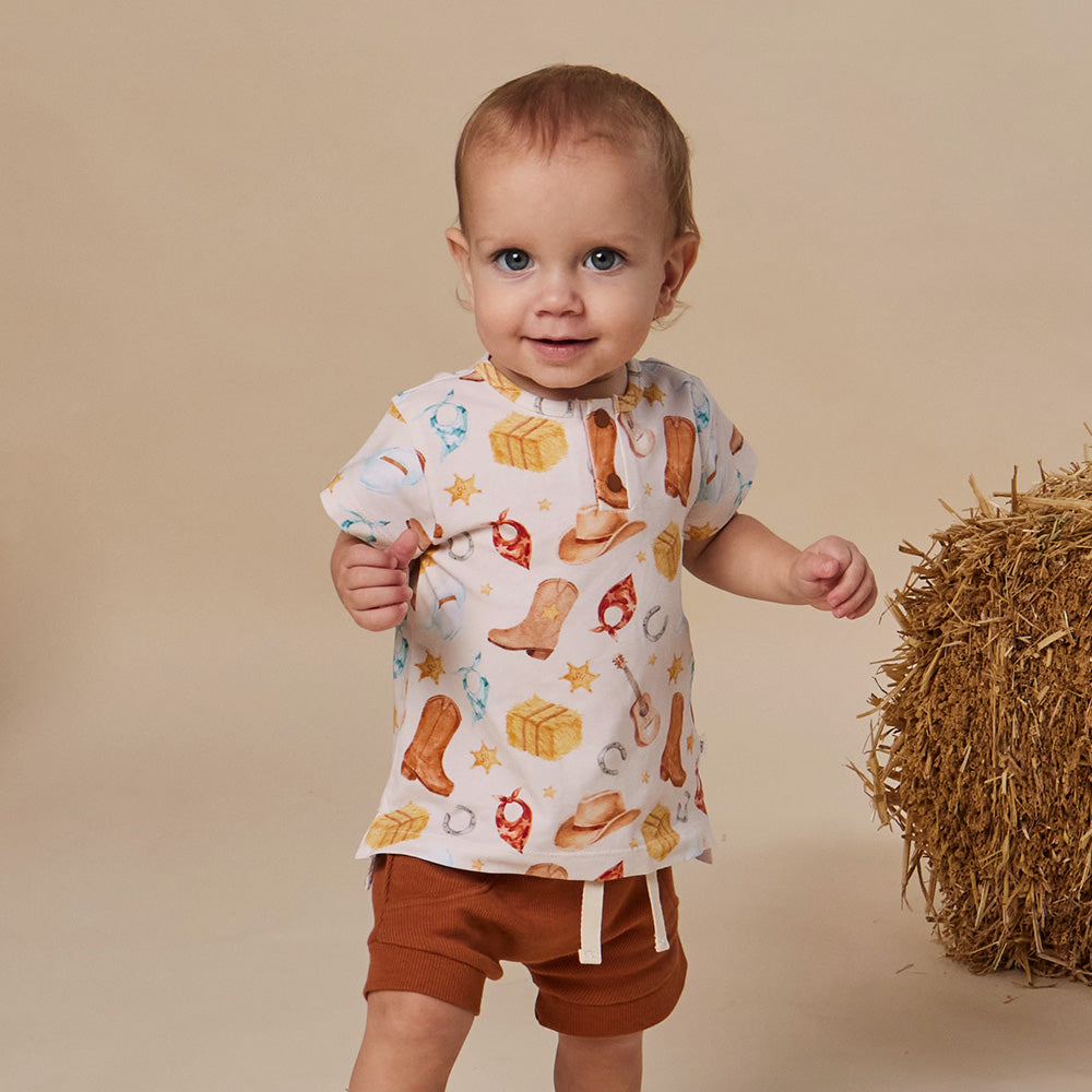 Cowboys Organic Short Sleeve Top - View 5