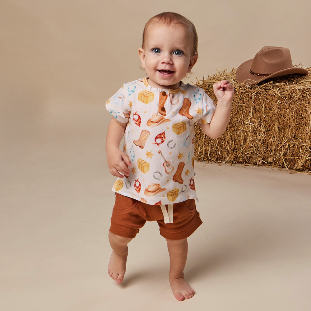 Cowboys Organic Short Sleeve Top - View 4