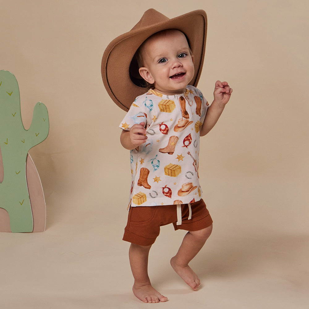 Cowboys Organic Short Sleeve Top - View 3