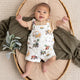 Diggers & Tractors Organic Snuggle Overall Shorts - Thumbnail 15
