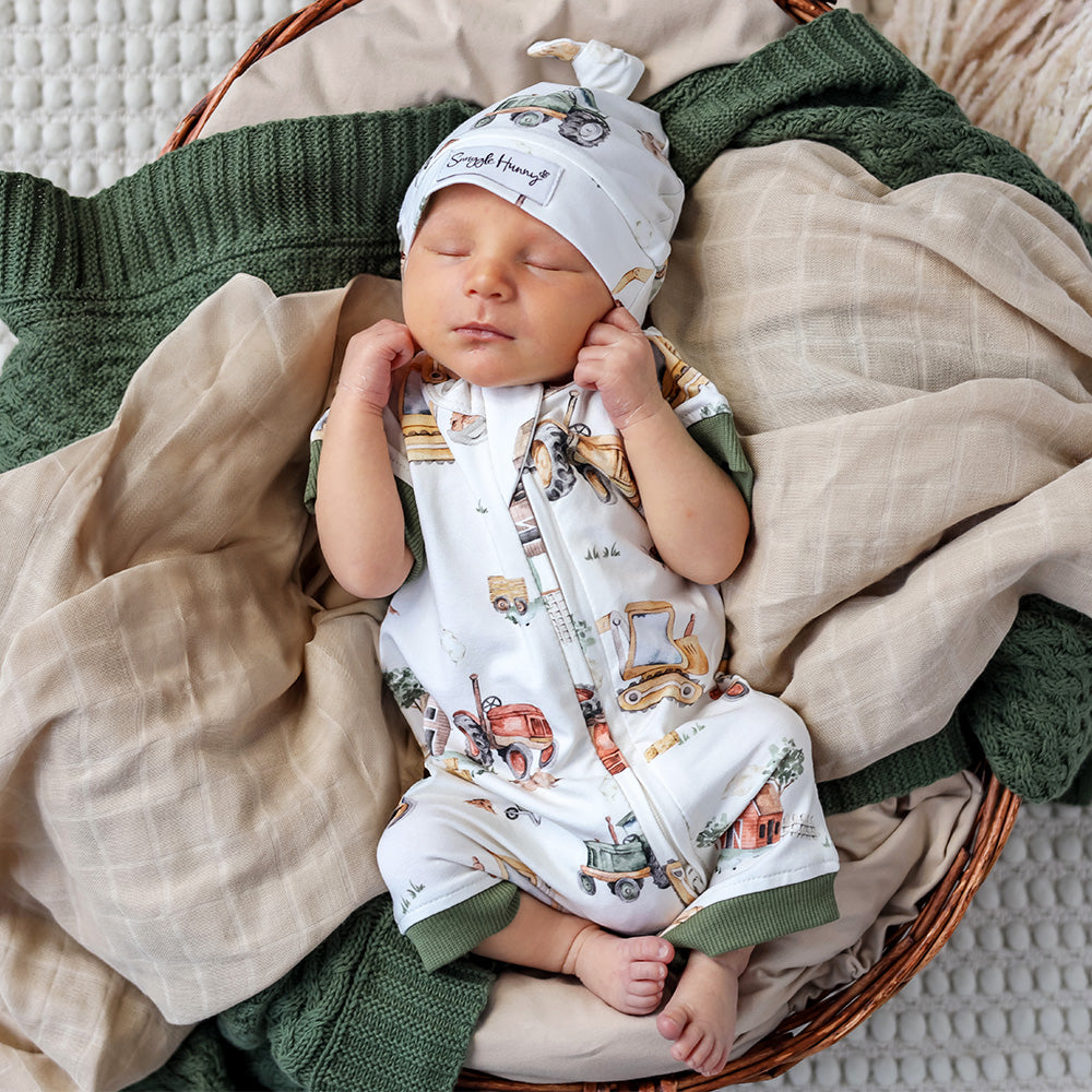 Diggers & Tractors Organic Snuggle Shortie - View 3