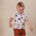 Diggers & Tractors Organic Short Sleeve Top | Snuggle Hunny