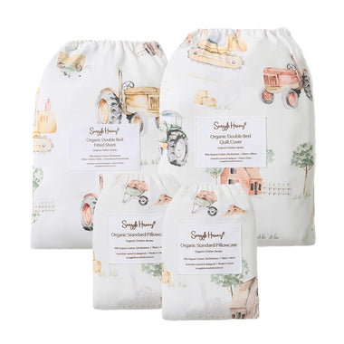 Bundle - Diggers & Tractors Double Bedding | Snuggle Hunny