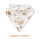 Organic Dribble Bib 3 Pack - Pick Your Prints - Thumbnail 11