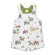 Diggers & Tractors Organic Snuggle Overall Shorts - Thumbnail 2