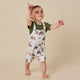 Diggers & Tractors Organic Snuggle Overall Shorts - Thumbnail 8