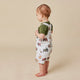 Diggers & Tractors Organic Snuggle Overall Shorts - Thumbnail 9