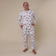 Diggers & Tractors Organic Mens Long Sleeve PJ Set - Thumbnail 2