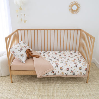 Diggers & Tractors Organic Cotton Cot Comforter | Snuggle Hunny