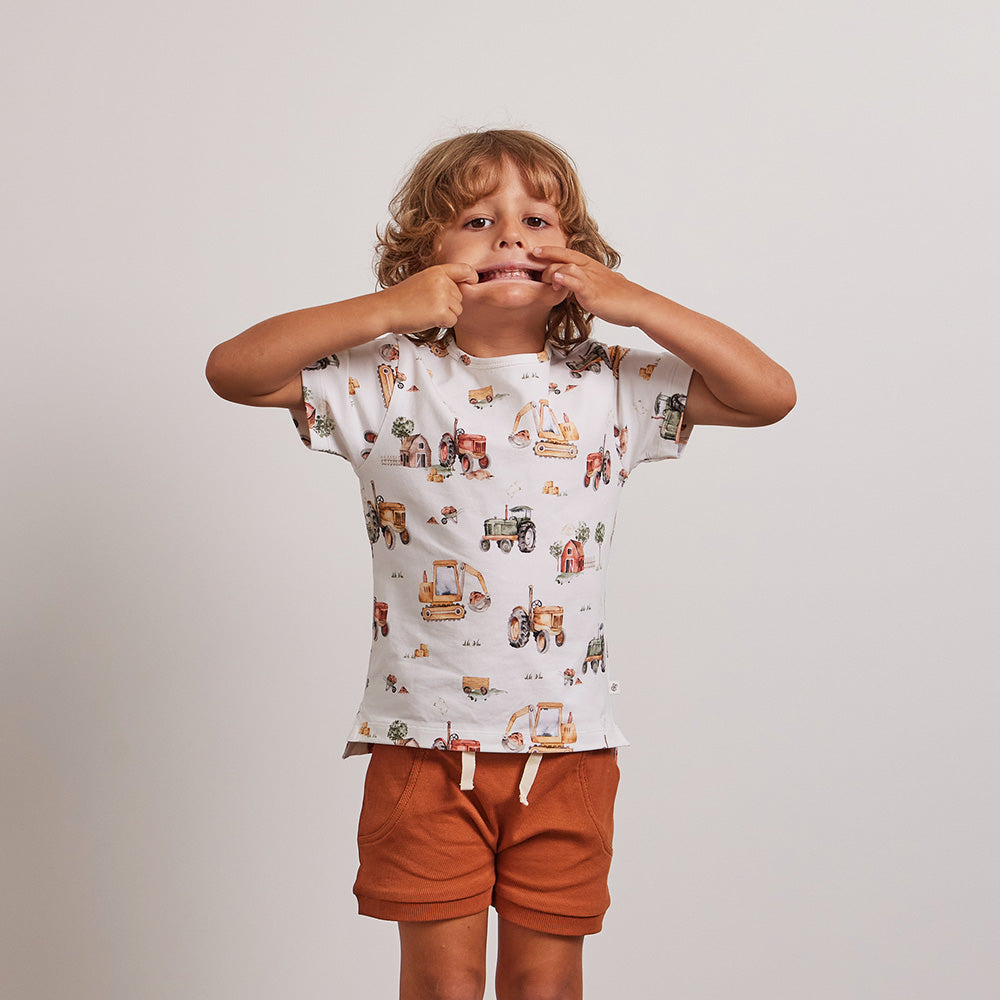 Diggers & Tractors Organic T-Shirt - View 8