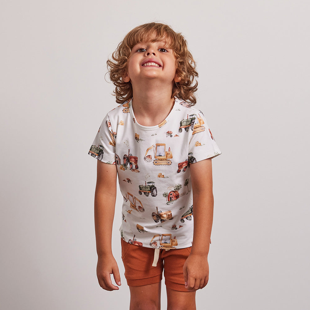 Diggers & Tractors Organic T-Shirt - View 12