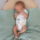 Dog Park Short Sleeve Organic Kimono Bodysuit - Thumbnail 8