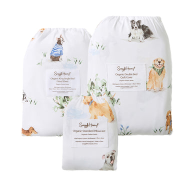 Bundle - Dog Park King Single Bedding | Snuggle Hunny
