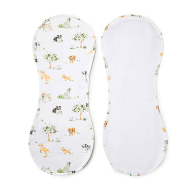 Dog Park Organic Cotton Burp Cloth | Snuggle Hunny