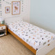Dog Park Organic Cotton Fitted Sheet - Thumbnail 1