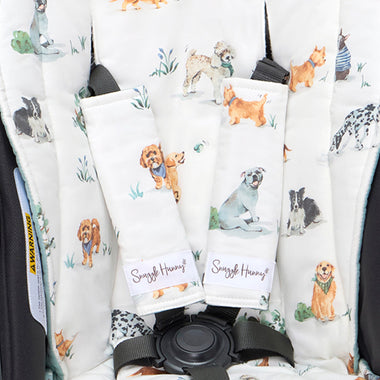 Dog Park Universal Pram Strap Covers | Snuggle Hunny