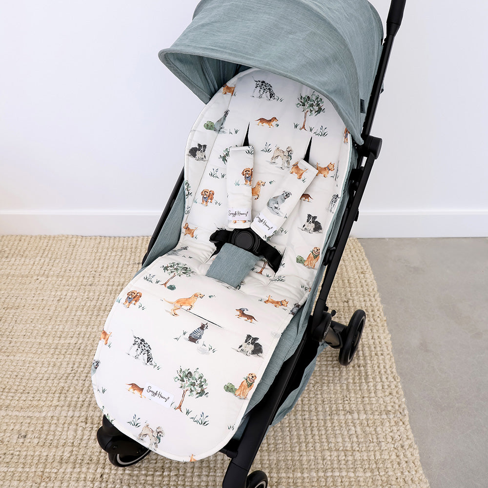 Bundle - Dog Park Pram Liner & Strap Cover Set - View 2