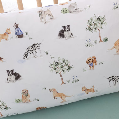 Dog Park Organic Cotton Toddler Pillowcase | Snuggle Hunny