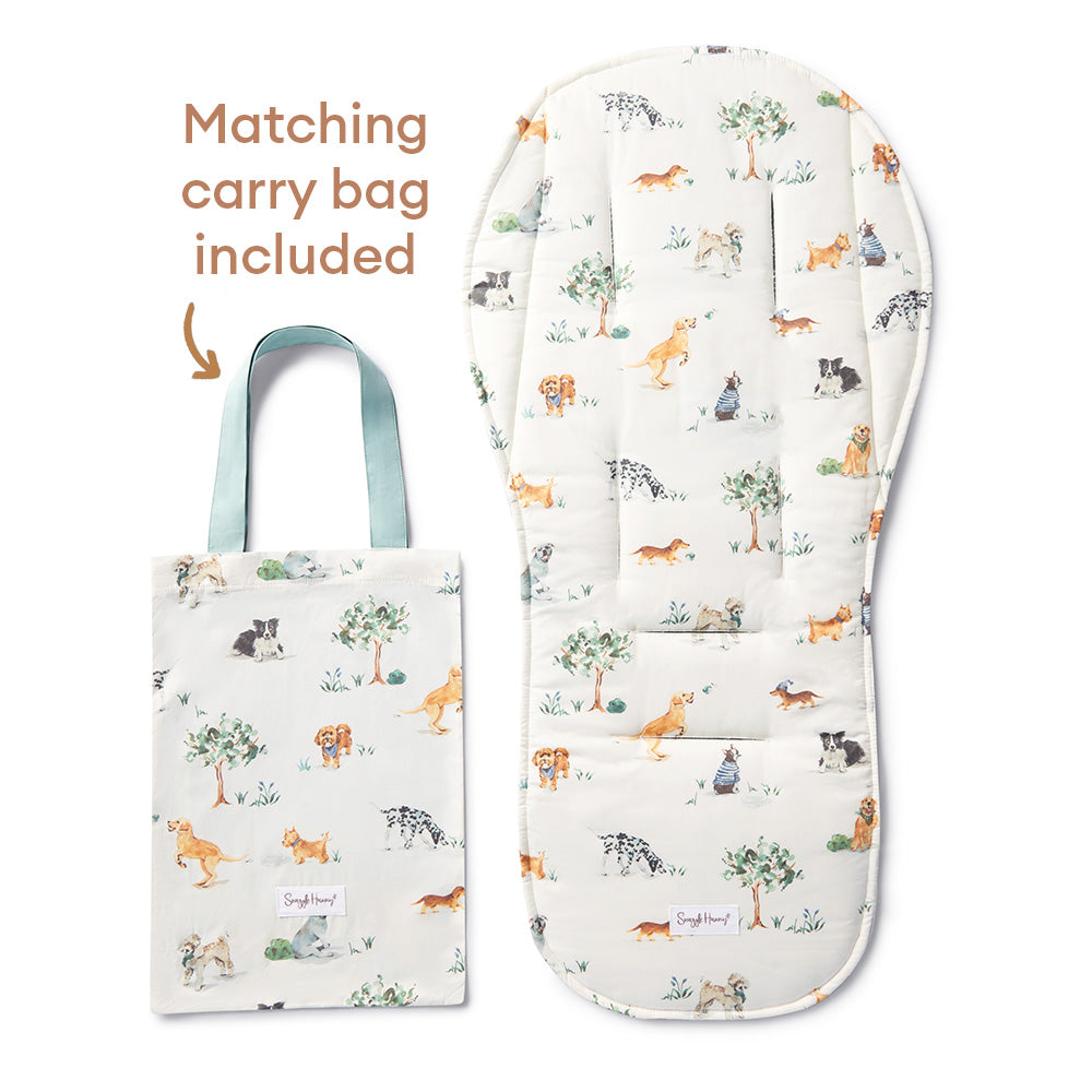 Dog Park Universal Organic Pram Liner - View 2